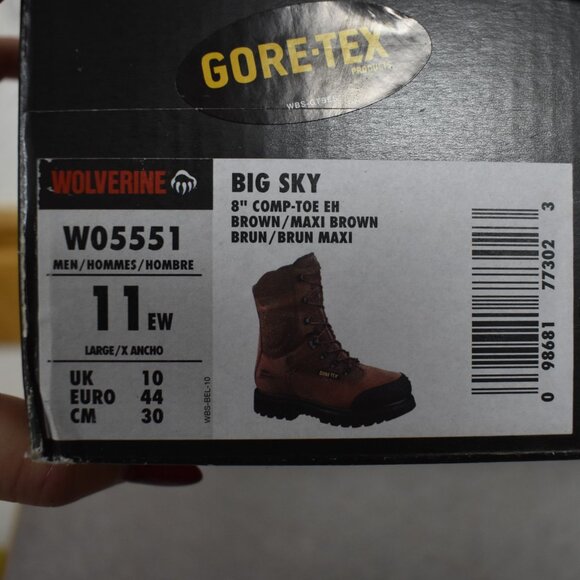 Men's Boot Wolverine Big Sky Composite Toe - Picture 9 of 10